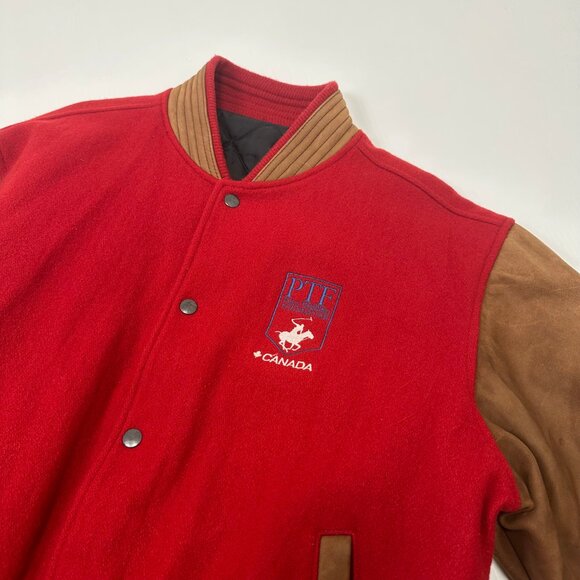 Vintage Polo Training Canada Varsity Jacket M - Picture 4 of 5